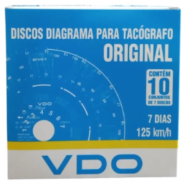 DISCO TACOGRAFO 7 DÍAS X10 UDS VDO
